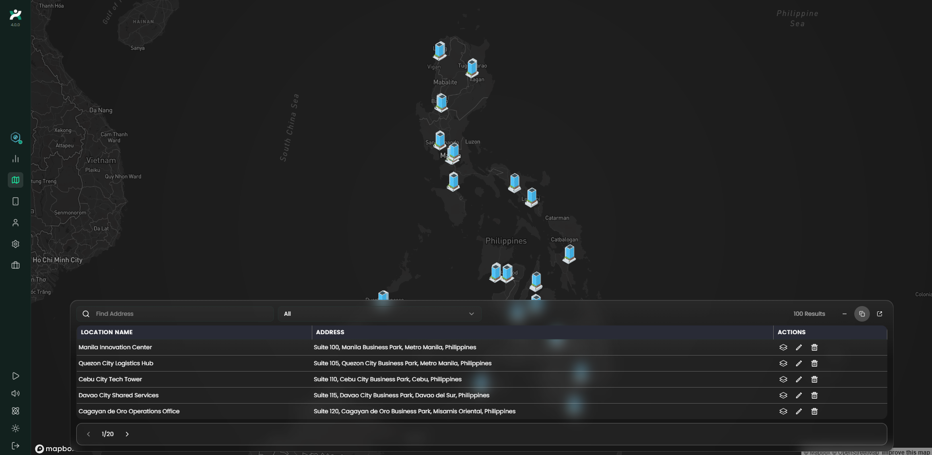 Every location and device, in one view. — screen 1